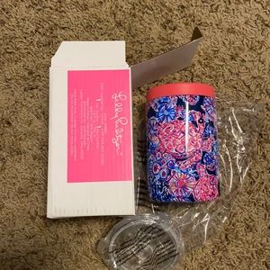 Lilly Pulitzer insulated can Tumbler